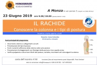 Il Rachide &quot;Conoscere la colonna e i tipi di postura&quot; - Himawari - “Evento Apos Approved”- Monza 23 Giugno 2019