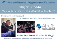 41° Seminario Nazionale di aggiornamento e valutazione - Chianciano Terme 25-26-27 Maggio 2018