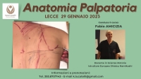 ANATOMIA PALPATORIA -“Evento Apos Approved”- Lecce 29 Gennaio 2023