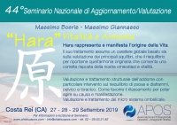 44&deg; Seminario Nazionale di aggiornamento e valutazione - Costa Rei (CA) 27-28-29 Settembre 2019