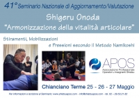 41&deg; Seminario Nazionale di aggiornamento e valutazione - Chianciano Terme 25-26-27 Maggio 2018
