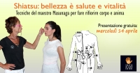 Shiatsu: bellezza &egrave; vitalit&agrave; e salute - SHIATSU MILANO EDITORE -&ldquo;Evento Apos Approved&rdquo;- OnLine 21 e 28 aprile-5 e 12 Maggio 2021