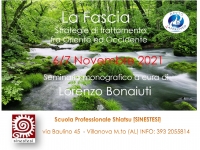 "La Fascia" Strategie di trattamento fra oriente e occidente - Scuola di Shiatsu SINESTESI - &ldquo;Evento Apos Approved&rdquo;- Casale Monferrato 6/7 Novembre 2021