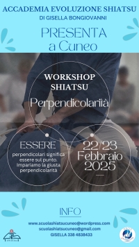 La Perpendicolarit&agrave; - Gis-Shiatsu -&ldquo;Evento Apos Approved&rdquo;- Cuneo 22/23 Febbraio 2025