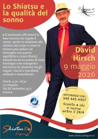 Lo Shiatsu e la qualit&agrave; del sonno - Shiatsu Do Liguria -&ldquo;Evento Apos Approved&rdquo;- Genova - 9 maggio 2026