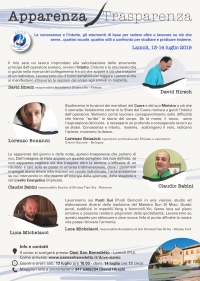 Apparenza/Trasparenza - La conoscenza e l'intuito, gli strumenti di base per vedere oltre e lavorare su ci&ograve; che serve...4 scuole, 4 stili a confronto per studiare e praticare insieme -&ldquo;Evento Apos Approved&rdquo;- Lamoli 13/14 Luglio 2019