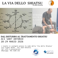 Dal disturbo al trattamento Shiatsu - La Via dello Shiatsu - &ldquo;Evento Apos Approved&rdquo;- ACI Sant'Antonio (CT) - 28/29 marzo 2026