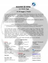 Wudang Qi Gong - Apos FVG - &ldquo;Evento Apos Approved&rdquo; - Trieste 19-20 Maggio 2018
