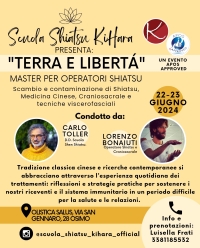 Terra e libert&agrave; - Scuola Shiatsu Kihara -&ldquo;Evento Apos Approved&rdquo;- Osimo 22/23 Giugno 2024