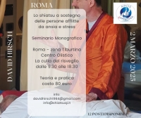 Lo shiatsu a sostegno delle persone afflitte da ansia e stress - Centro olistico "La Culla del Risveglio" -&ldquo;Evento Apos Approved&rdquo;- Roma - 2 Marzo 2025