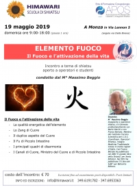 "Elemento FUOCO - L'Attivazione"- Himawari - &ldquo;Evento Apos Approved&rdquo;- Monza 19 Maggio 2019