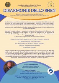 Disarmonie dello Shen - Accademia Shiatsu Do Firenze -&ldquo;Evento Apos Approved&rdquo;- Firenze 6/7 Aprile 2019