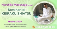 Seminario di KEIRAKU SHIATU approfondimento - SHIATSU MILANO EDITORE -&ldquo;Evento Apos Approved&rdquo;- Milano - 25/26 Giugno 2025
