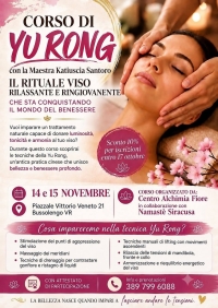 Yu Rong "Il trattamento viso rilassante e rigenerante" -&ldquo;Evento Apos Approved&rdquo;- Namast&egrave; - Siracusa 14/15 novembre 2026