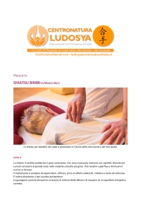 "Shiatsu e Bimbi" - &ldquo;Evento Apos Approved&rdquo;- Salerno 14/15 Gennaio 2023
