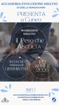 Il peso che ascolta - Gis-Shiatsu -&ldquo;Evento Apos Approved&rdquo;- Cuneo 11/12 Aprile 2026