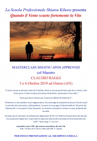 Quando il vento scuote fortemente la vita - Scuola Shiatsu KiHara -&ldquo;Evento Apos Approved&rdquo;- Osimo 5/6 Ottobre 2019
