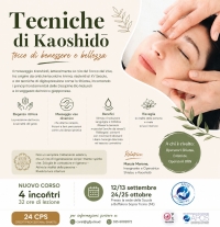 Tecniche di Kaoshidō: tocco di benessere e bellezza - ShaShin -&ldquo;Evento Apos Approved&rdquo;- Boffalora (MI) - 12/13 settembre e 24/25 ottobre 2026