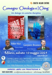 Convegno di Chirologia e I Ching - SHIATSU MILANO EDITORE -&ldquo;Evento Apos Approved Culturale&rdquo;- Milano - 10 Maggio 2025