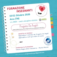 Formazione Insegnanti per "Progetto De Angeli, lo shiatsu nella spontaneit&agrave; dei bambini"-&ldquo;Evento Apos Approved&rdquo;- Arco (TN) 10/11 ottobre 2026