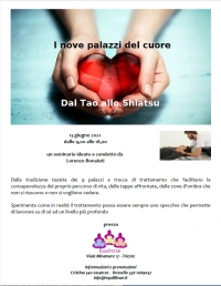 "Dal Tao allo Shiatsu" I nove palazzi del Cuore - Equilibrae -&ldquo;Evento Apos Approved&rdquo;- Trieste 13 Giugno 2021