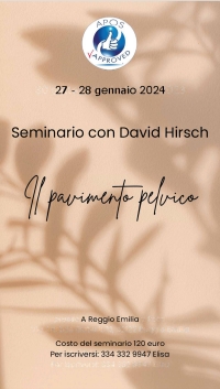 Il pavimento pelvico - Studio Shiatsu Yuki Do -&ldquo;Evento Apos Approved&rdquo;- Reggio Emilia - 27/28 Gennaio 2024