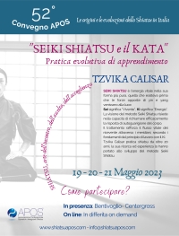 52&deg; Convegno di Aggiornamento e Valutazione "SEIKI SHIATSU e il KATA" - Bentivoglio (BO) 19-20-21 Maggio 2023