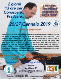 I Meridiani Straordinari: teoria e pratica - Accademia Shiatsu Do sede di Brescia -&ldquo;Evento Apos Approved&rdquo;- Brescia 26 - 27 Gennaio 2019