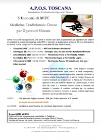 5 Incontri di MTC - Apos Toscana - "Evento Apos Approved" - Firenze 21 Ottobre e 18 Novembre 2017