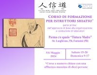 Corso di formazione per istruttori Shiatsu - La Via dello Stato dell'Essere -&ldquo;Evento Apos Approved - CULTURALE&rdquo;- Parma 5/6 Maggio 2024