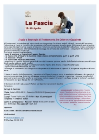La Fascia - studi e strategie di trattamento fra Oriente ed Occidente - TATAMI -&ldquo;Evento Apos Approved&rdquo;- Roma, 18/19 aprile 2026