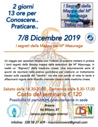 "Le estensioni di Masunaga: i segreti della Mappa"- Accademia Shiatsu Do sede di Brescia -&ldquo;Evento Apos Approved&rdquo;- Brescia 7/8 Dicembre 2019