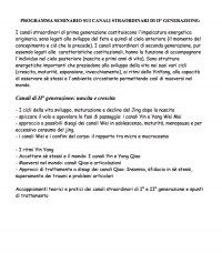 Gli otto canali straordinari, seconda generazione - Un Sentiero Infinito -&ldquo;Evento Apos Approved&rdquo;- Forl&igrave; 28/29 Aprile 2018