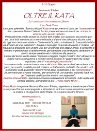 Oltre il Kata: La "costruzione" di un trattamento - TATAMI asd -&ldquo;Evento Apos Approved&rdquo;- Roma - 9/10 Giugno 2018