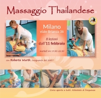 Corso di Massaggio Thailandese  - SHIATSU MILANO EDITORE -&ldquo;Evento Apos Approved Culturale&rdquo;- Milano - dall'11 Febbraio 2025