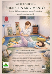 "SHIATSU IN MOVIMENTO - Il corpo dell&rsquo;operatore come spazio di relazione" - Scuola di Shiatsu Puntoki -&ldquo;Evento Apos Approved&rdquo;- San Don&agrave; di Piave (VE) - 07/08 Febbraio 2026
