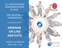 Le costituzioni energetiche in MTC, tre sistemi a confronto - Scuola di Shiatsu Puntoki -&ldquo;Evento Apos Approved&rdquo;- WEBINAR 30 maggio 2020